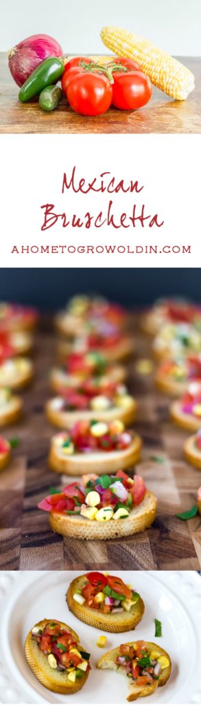 Planning a summer barbecue? Try this easy Mexican bruschetta recipe as an appetizer. It's light and fresh and sure to be a big hit at your party