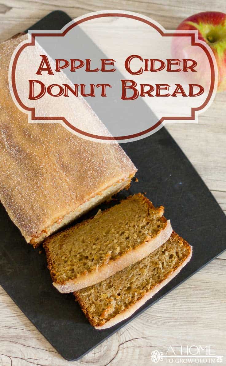 This apple cider donut bread recipe is a simple twist on a New England fall classic. Make it in advance to serve to a crowd and it will be gone in seconds!