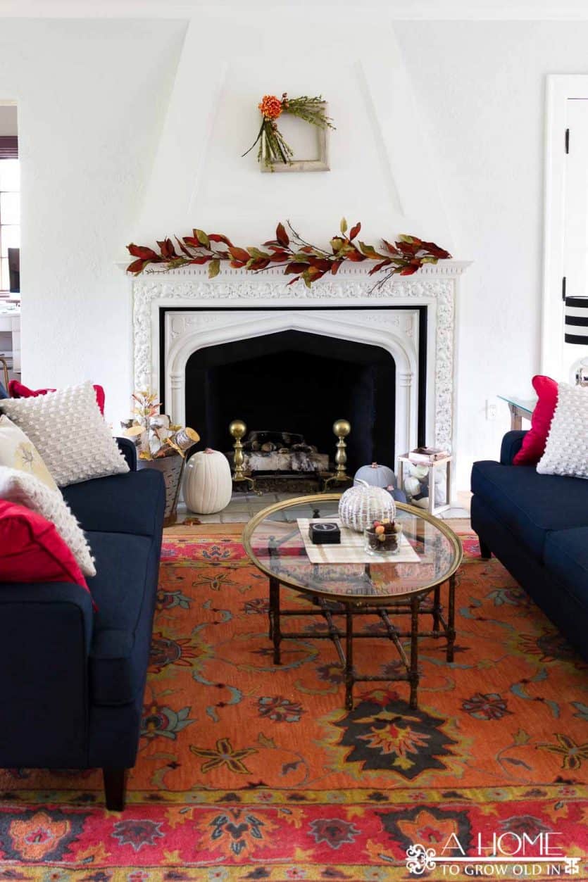 Looking for fall home decor ideas?  This home tour has lots of cozy inspiration to warm you up!
