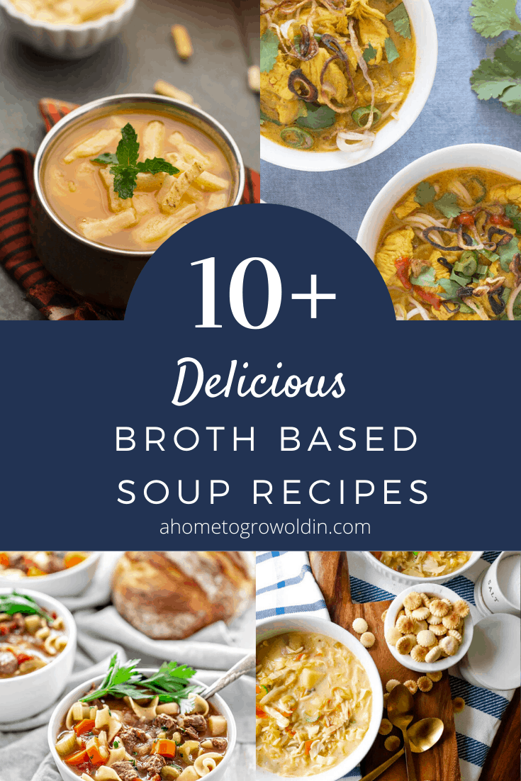 10+ delicious broth based soup recipes