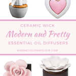 ceramic wick modern and pretty essential oil diffusers