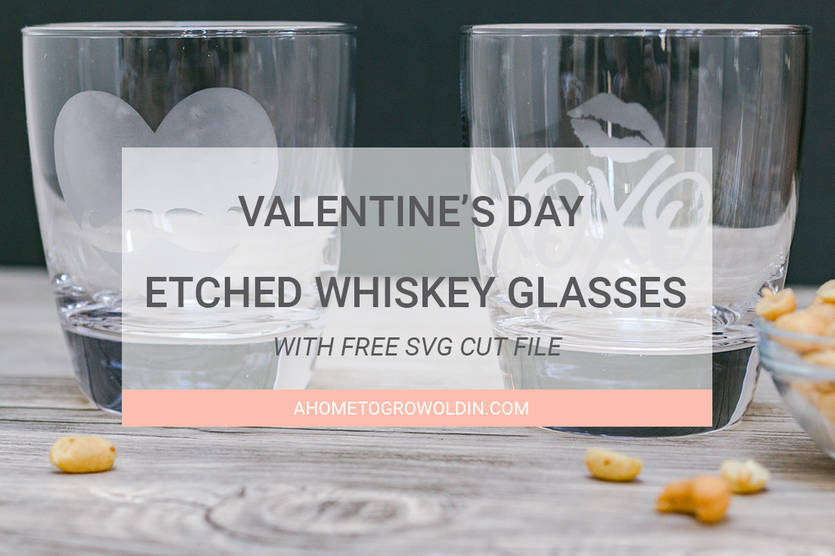 Diy Etched Glass Whiskey Tumbler A Home To Grow Old In