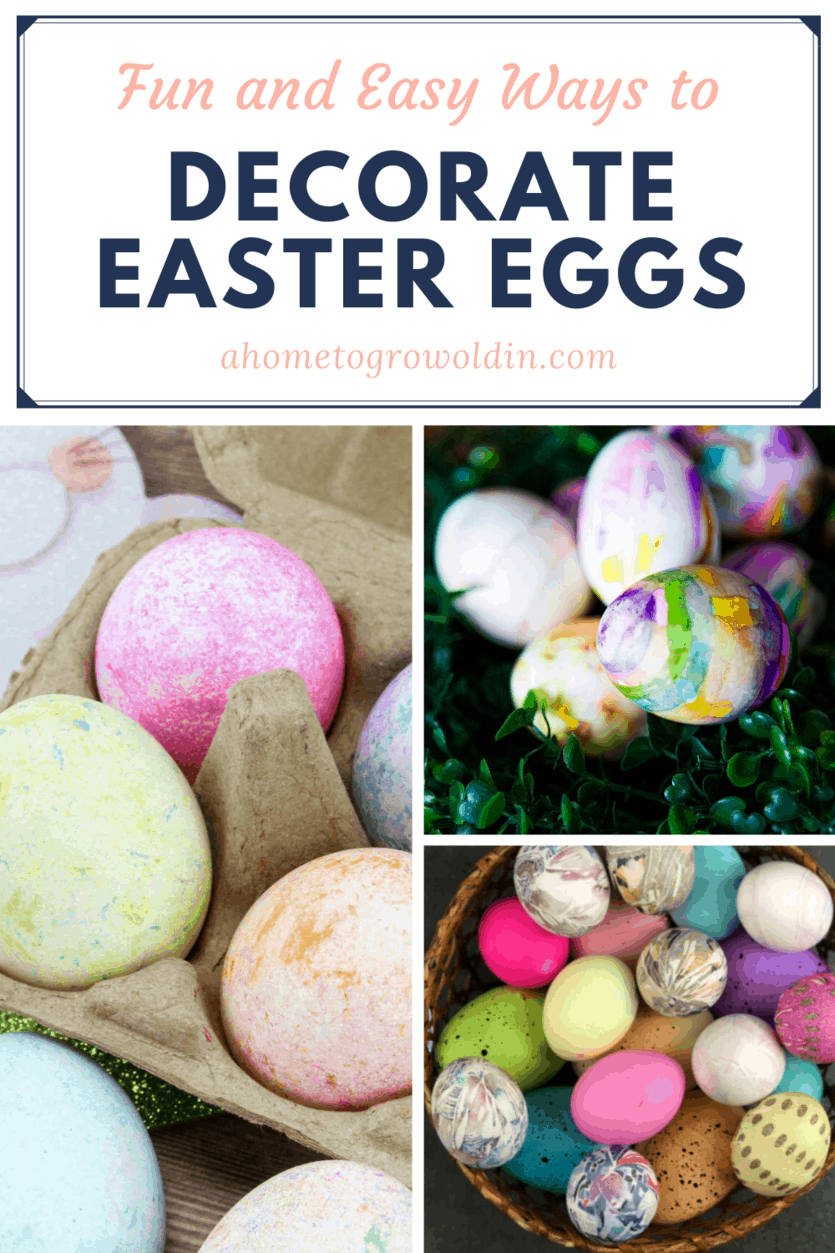 ways to decorate Easter eggs