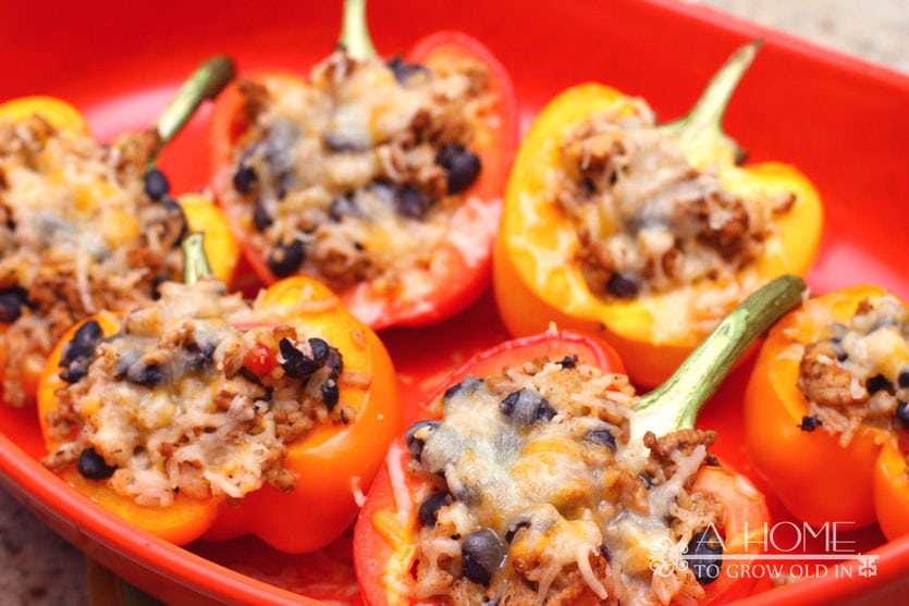 baked stuffed bell peppers