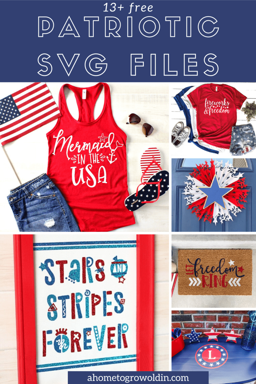 13+ patriotic svg files for the 4th of july or memorial day